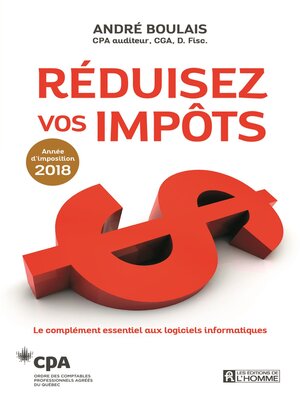 cover image of Réduisez vos impôts 2018